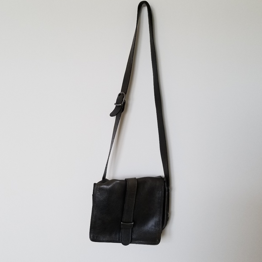 Vintage leather station bag